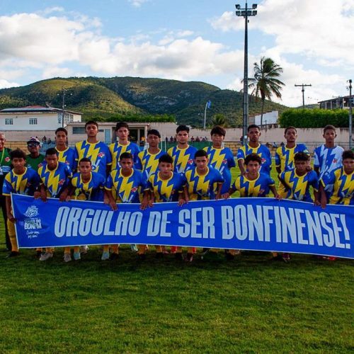 Seleção Sub-15 de Senhor do Bonfim estreia com vitória nas seletivas da Copa 2 de Julho e avança para a próxima fase em Juazeiro