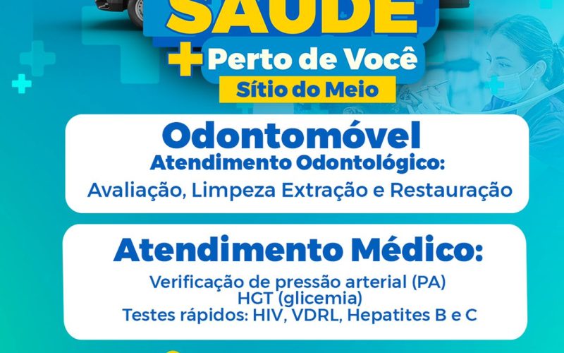 Prefeitura de Filadélfia leva ação de saúde à comunidade de Sítio do Meio nesta quarta-feira (11)
