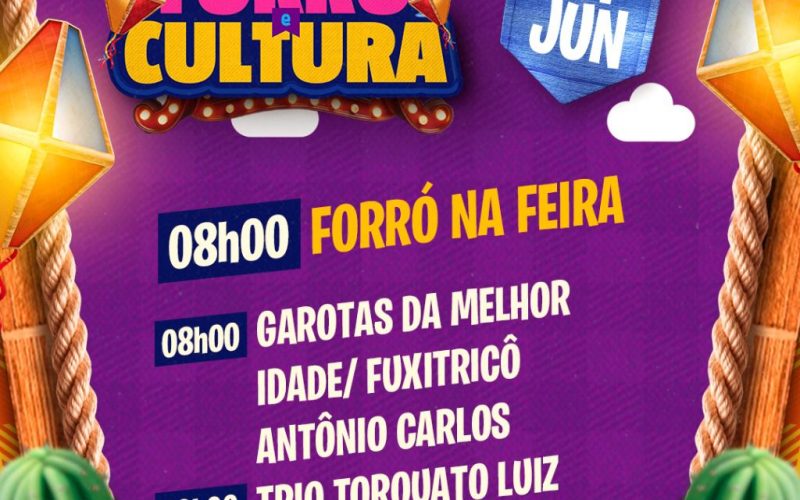 Forró dos Bairros e Forró na Feira seguem animando Senhor do Bonfim; confira a programação desta semana