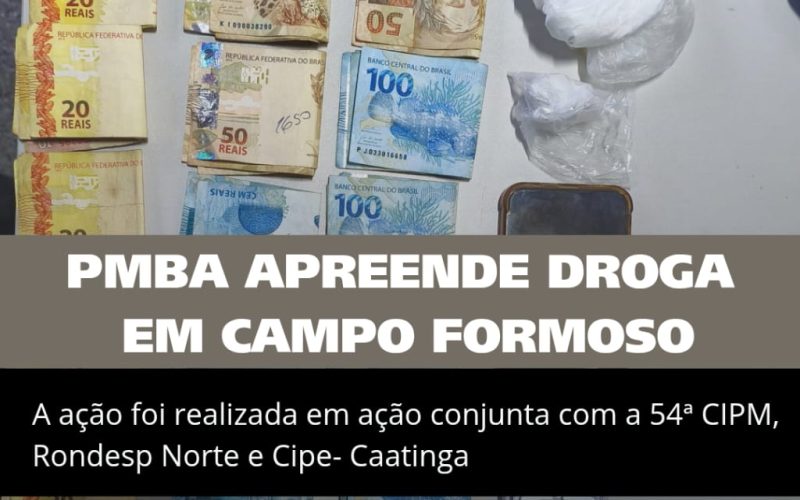 Prisão por Tráfico de Drogas em Campo Formoso