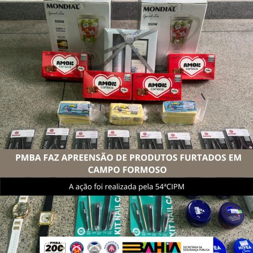 Prisão por furto em Campo Formoso
