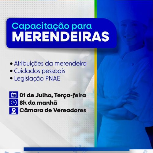 Prefeitura de Filadélfia realiza capacitação para merendeiras da rede municipal