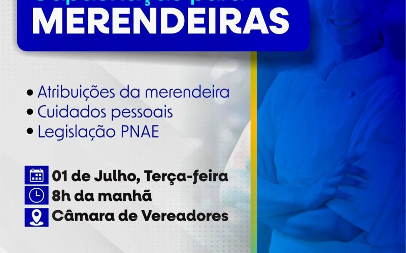 Prefeitura de Filadélfia realiza capacitação para merendeiras da rede municipal