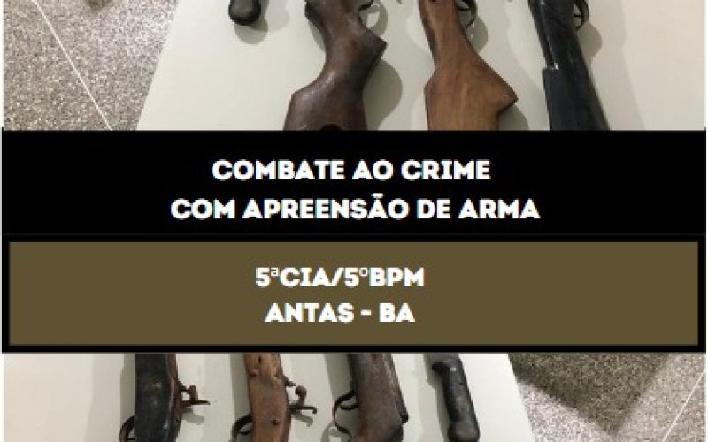 Flagrante por porte ilegal de arma de fogo e ameaça