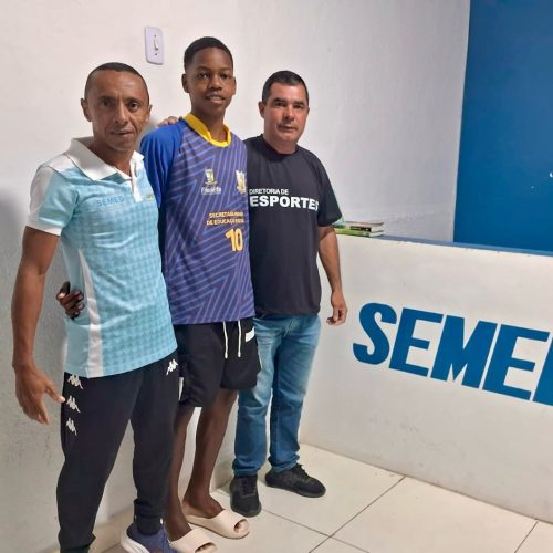 Jovem atleta de Filadélfia é selecionado para o Ceará Esporte Clube com apoio da Prefeitura