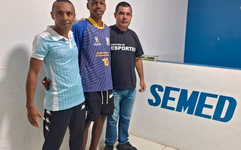 Jovem atleta de Filadélfia é selecionado para o Ceará Esporte Clube com apoio da Prefeitura