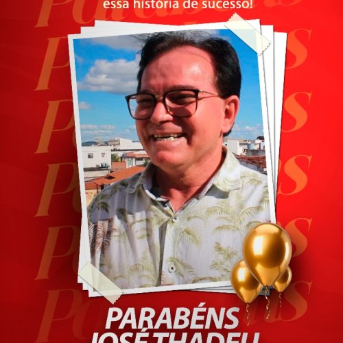 Coluna Vip:Parabéns José Tadeu!