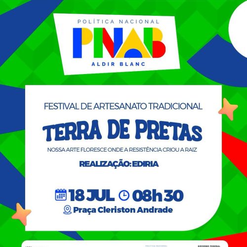 Filadélfia realiza Festival de Artesanato Tradicional “Terra de Pretas” em valorização à cultura e ancestralidade