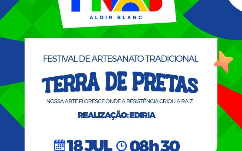 Filadélfia realiza Festival de Artesanato Tradicional “Terra de Pretas” em valorização à cultura e ancestralidade