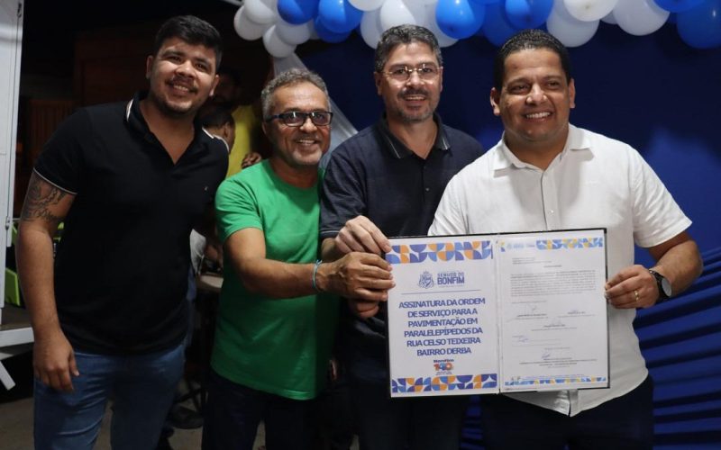“Segundou com Obras” leva pavimentação à Rua Celso Teixeira, no bairro Derba