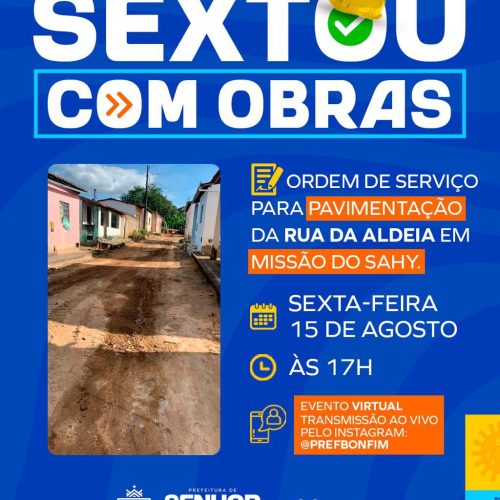 Sextou com Obras: Ordem de Serviço para pavimentação da Rua da Aldeia, em Missão do Sahy, será assinada nesta sexta (15)