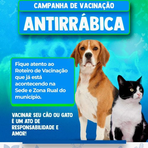 Prefeitura de Filadélfia promove Campanha de Vacinação Antirrábica na sede e zona rural