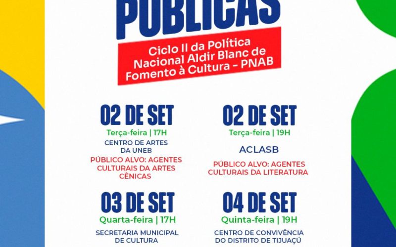 Prefeitura de Senhor do Bonfim dá continuidade às Escutas Públicas da Política Nacional Aldir Blanc