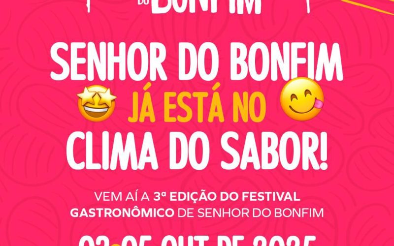 Festival Gastronômico de Senhor do Bonfim chega à 3ª edição com 14 estabelecimentos participantes