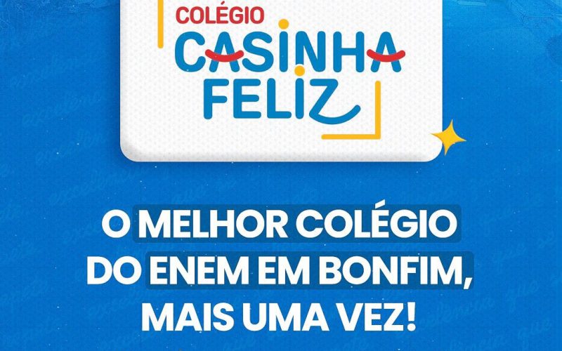 Colégio Casinha Feliz  mais um vez melhor no ENEM