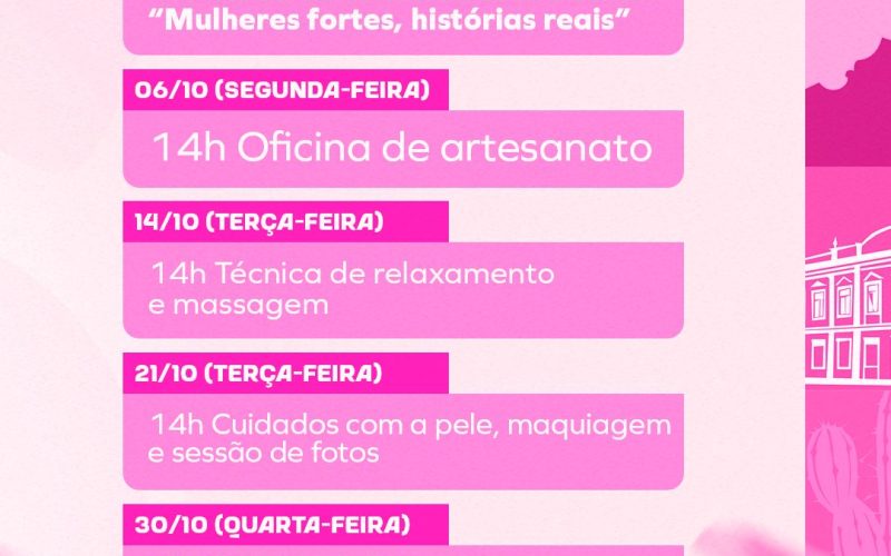 Prefeitura de Senhor do Bonfim promove programação especial em alusão ao Outubro Rosa