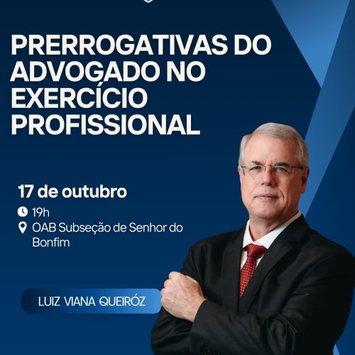 Ex Presidente da OAB visita Senhor do Bonfim!