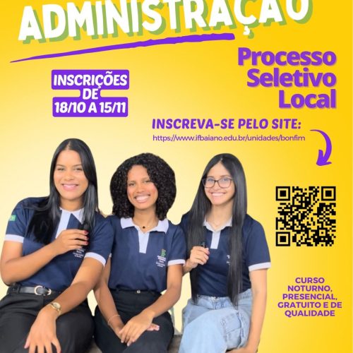 IF Baiano abre inscrições para cursos superiores gratuitos em Senhor do Bonfim