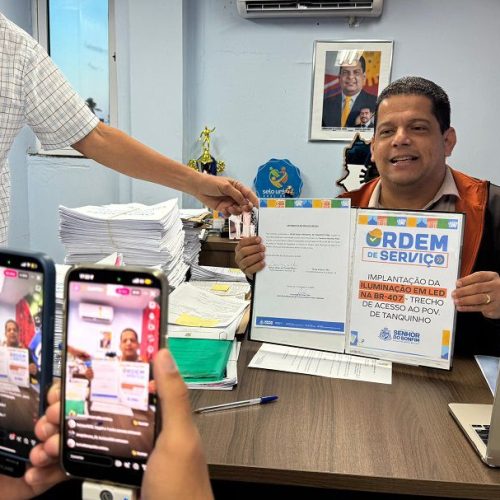 Iluminação em LED no Tanquinho, feriado antecipado e salário na conta: Quinta-feira de grandes anúncios em Senhor do Bonfim