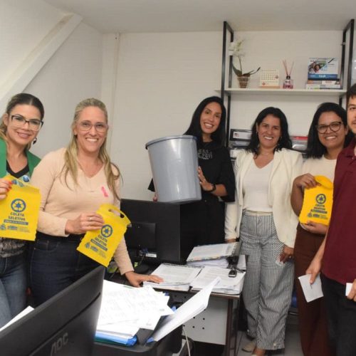 Educação Ambiental: Prefeitura de Senhor do Bonfim promove ação sobre coleta seletiva nos prédios públicos