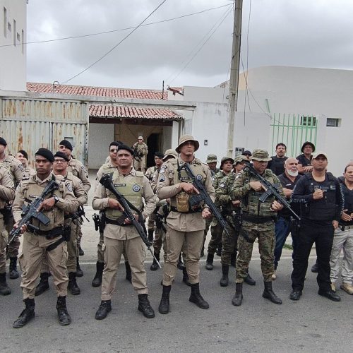Operação conjunta da Polícia Civil e Militar em Jaguarari