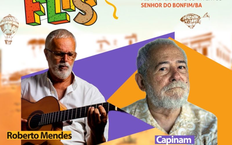 Roberto Mendes e Capinan trazem à FLIS o som do Recôncavo e a poesia que moldou a música brasileira