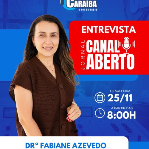 Prefeita de Ponto Novo entrevistada nesta terça-feira!