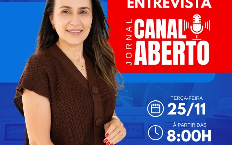 Prefeita de Ponto Novo entrevistada nesta terça-feira!