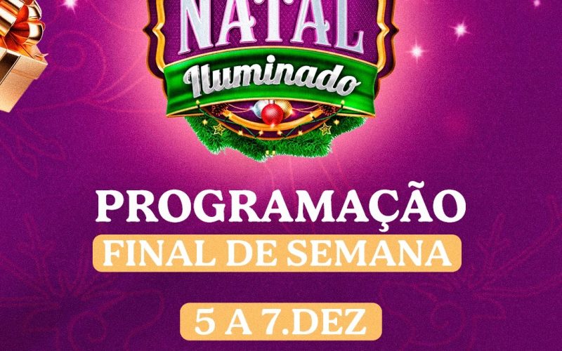 Natal Iluminado de Senhor do Bonfim segue com programação especial neste fim de semana