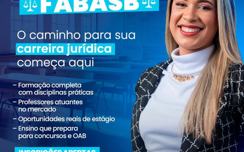 Vestibular FABASB 2026.1 – Processo Seletivo Disponível e Matrículas Abertas