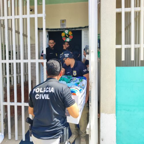 Polícia Civil da Bahia Entrega de Donativos Campanha solidária 19ª COORPIN