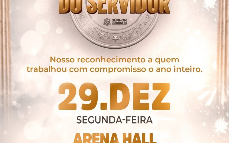 Prefeitura de Senhor do Bonfim realiza mais uma edição do Réveillon do Servidor na próxima segunda (29)