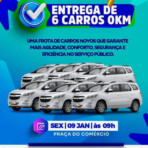 Filadélfia inicia 2026 com grande reforço na frota municipal; entrega acontece nesta sexta (09)