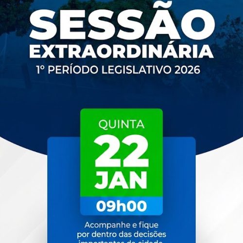 Câmara de Senhor do Bonfim realizará Sessão Extraordinária nesta quinta-feira (22)
