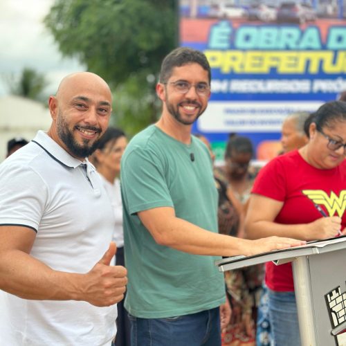 Prefeitura de Filadélfia inicia construção de creche e campo society na zona rural, na localidade de Cabeça da Vaca