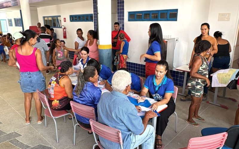 Mutirão da Reurb realiza mais de 600 atendimentos no Brisas do Monte e segue para o bairro Gamboa nesta quinta e sexta