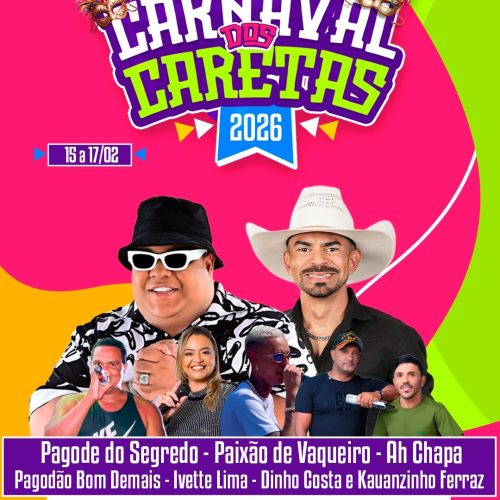 Carnaval dos Caretas 2026 vai movimentar Estiva com tradição e grandes atrações
