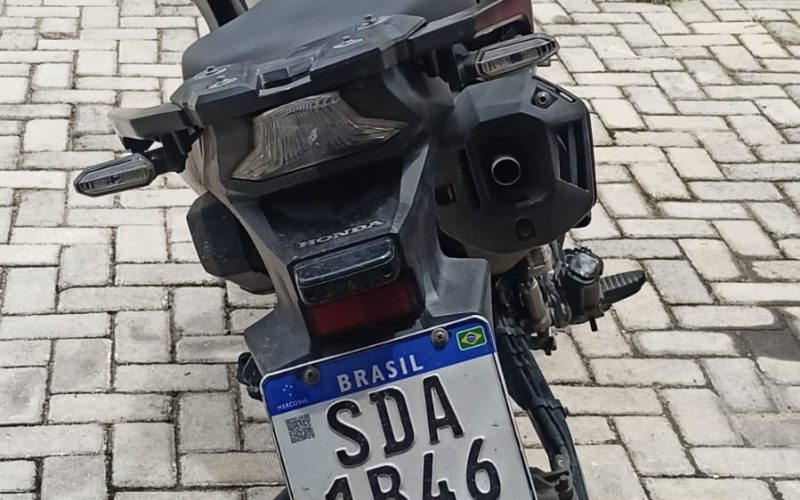 Polícia apreende motocicleta com sinais de adulteração!
