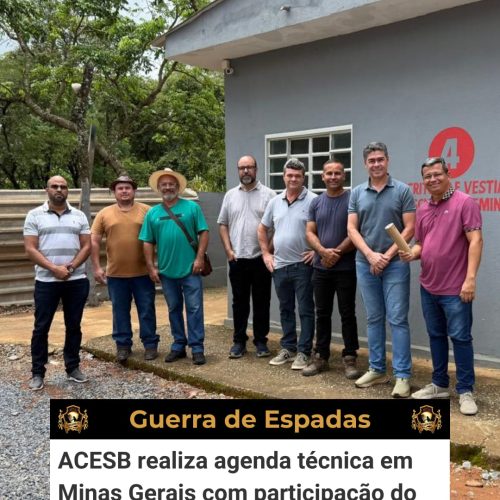 Associação Cultural dos Espadeiros de Senhor do Bonfim (ACESB) cumpriu agenda em Minas Gerais
