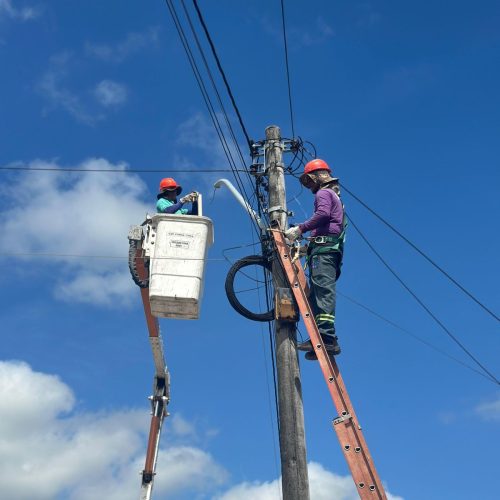 Prefeitura de Filadélfia instala novas luminárias de LED na Avenida João Nunes, no bairro Jacaré