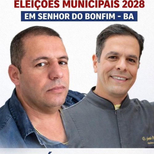 Empresário Flávio da Costa e médico Joede Silone são colocados como possíveis nomes para chapa nas eleições de 2028 em Senhor do Bonfim