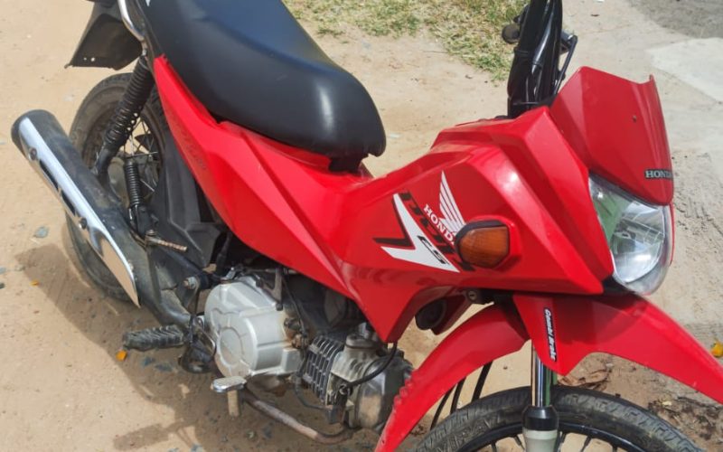 Motocicleta furtada é recuperada pela PM em Campo Formoso após denúncia