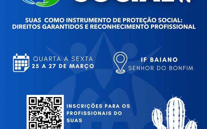 Prefeitura de Senhor do Bonfim inicia Jornada Social 2026 nesta quarta (25) com foco na proteção social e garantia de direitos