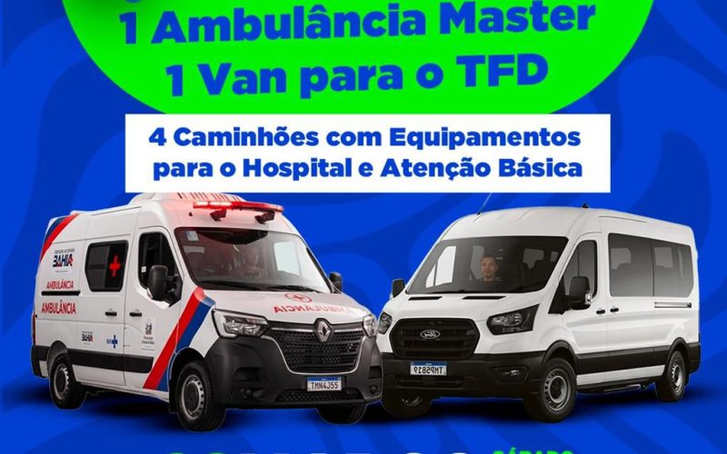 Prefeitura de Filadélfia realiza grande entrega de veículos e equipamentos para fortalecer a saúde do município
