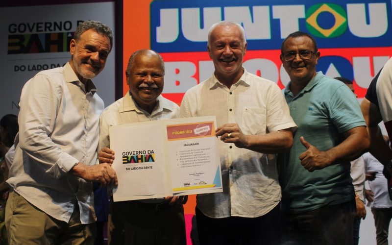 Município de Jaguarari é contemplado com pacote histórico de investimentos do Governo da Bahia