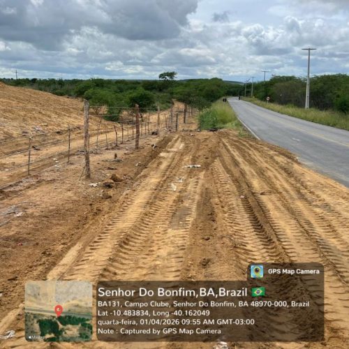 Consórcio de Infraestrutura do Piemonte inicia recuperação de área degradada no perímetro do antigo lixão às margens da BA-374