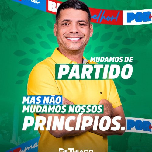 Dr. Thiago Gilleno se filia ao Republicanos e reafirma compromisso com a Bahia