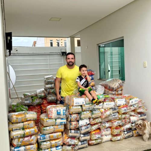 Campanha de Weslen Aquino arrecada mais de 200 cestas