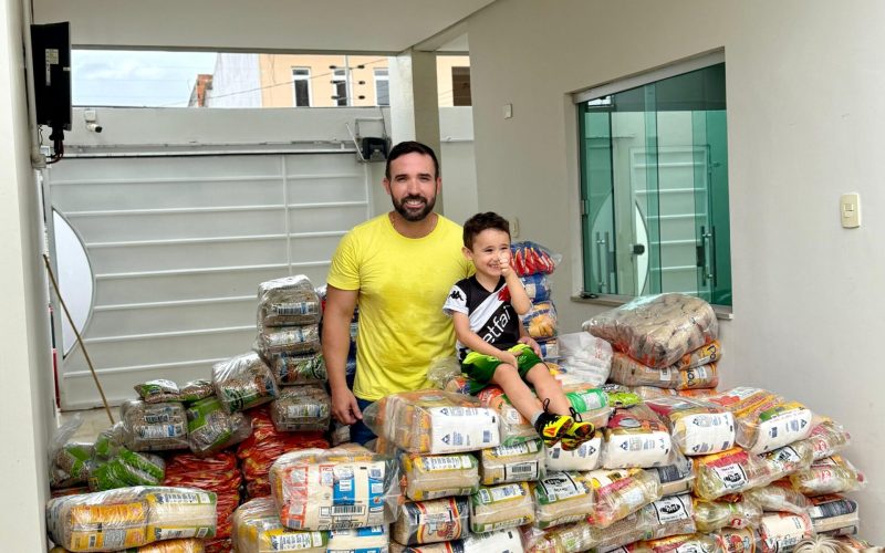 Campanha de Weslen Aquino arrecada mais de 200 cestas