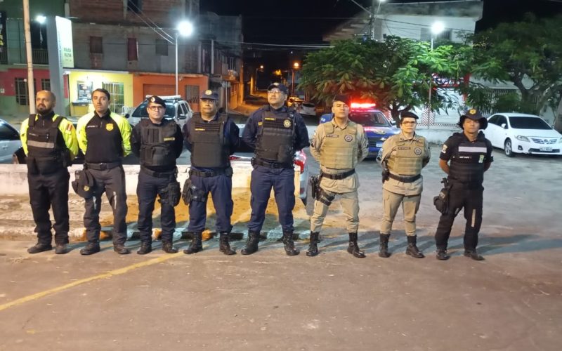 GM,PM e DMTRANS  reforçando a segurança pública